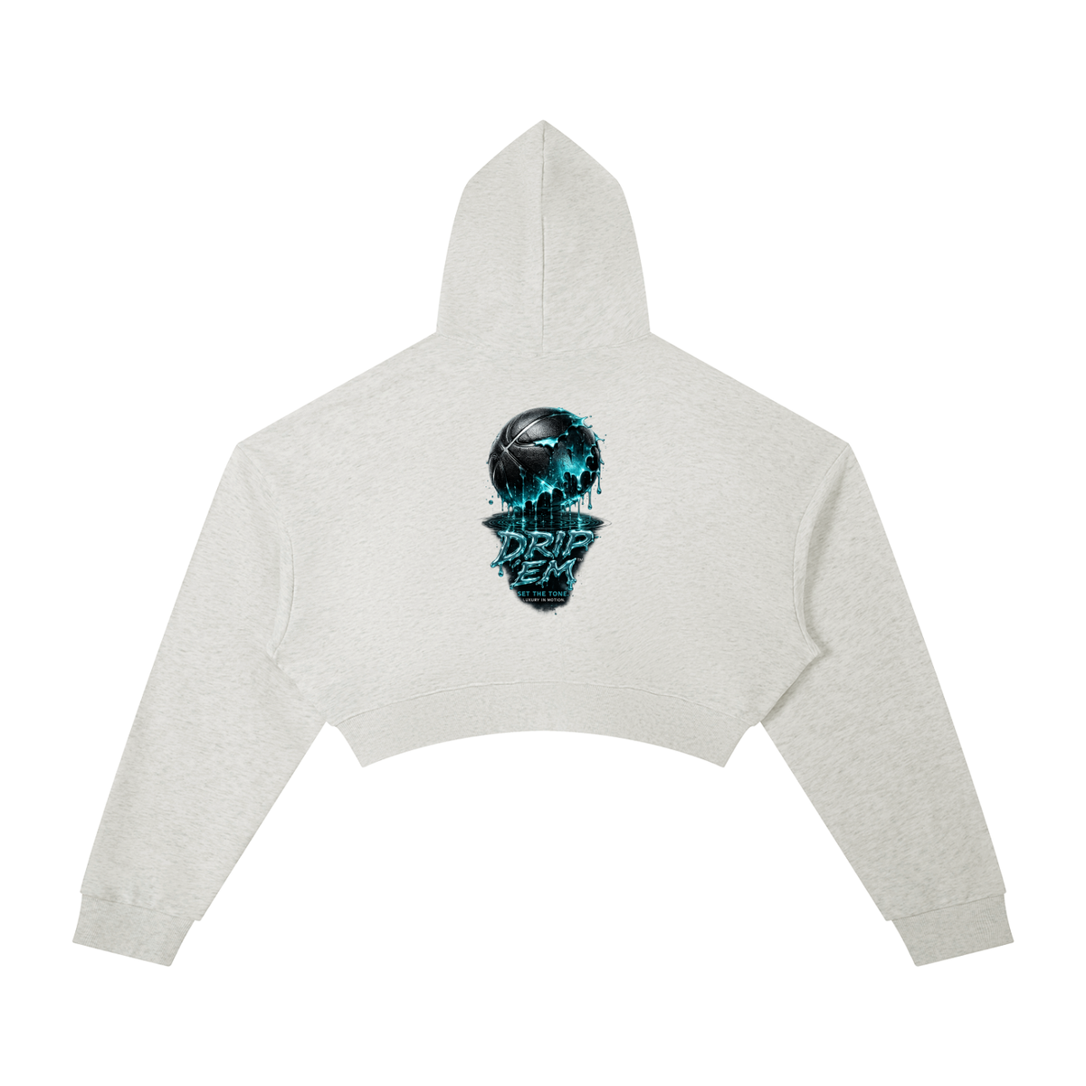 DRIP ʻEM™ Basketball Cropped Hoodie | Women