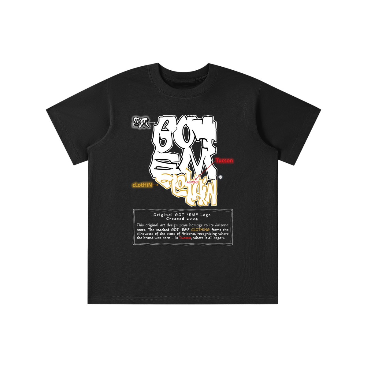 GOT ʻEM® Arizona Description T-Shirt | Kids