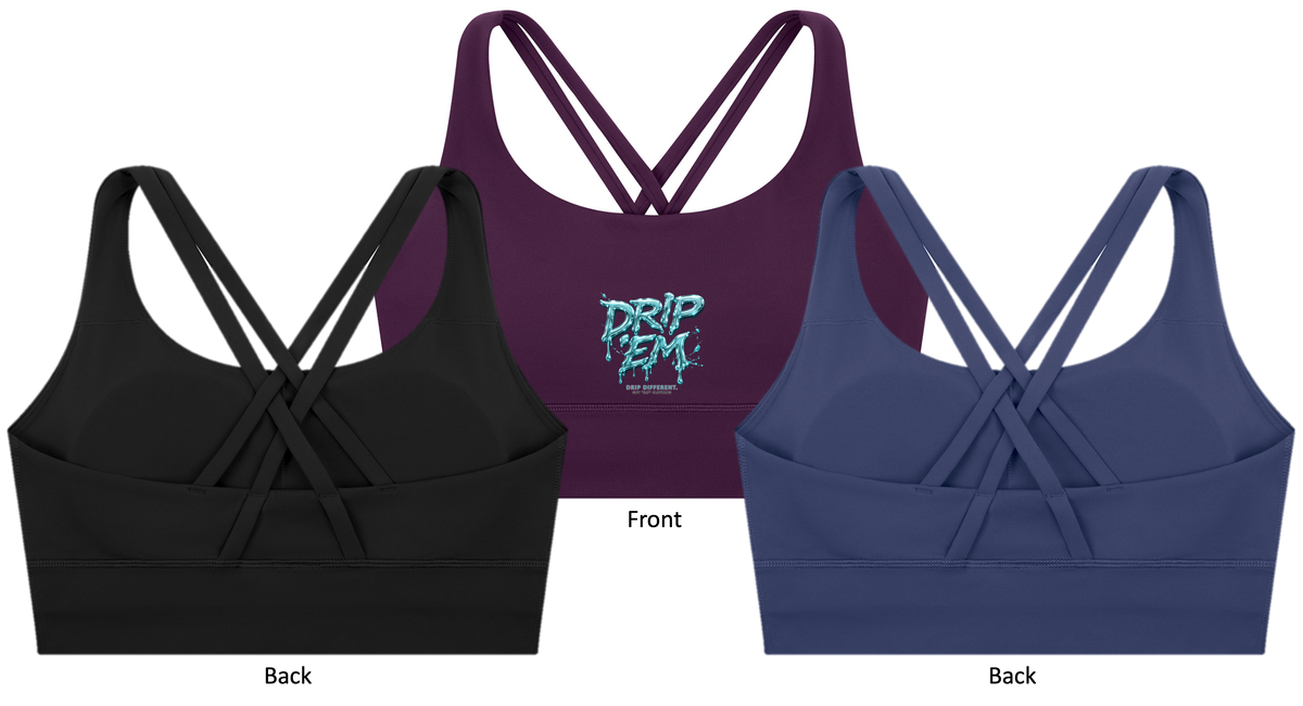 DRIP ʻEM™ Strappy Criss-Cross Sports Bra | Women