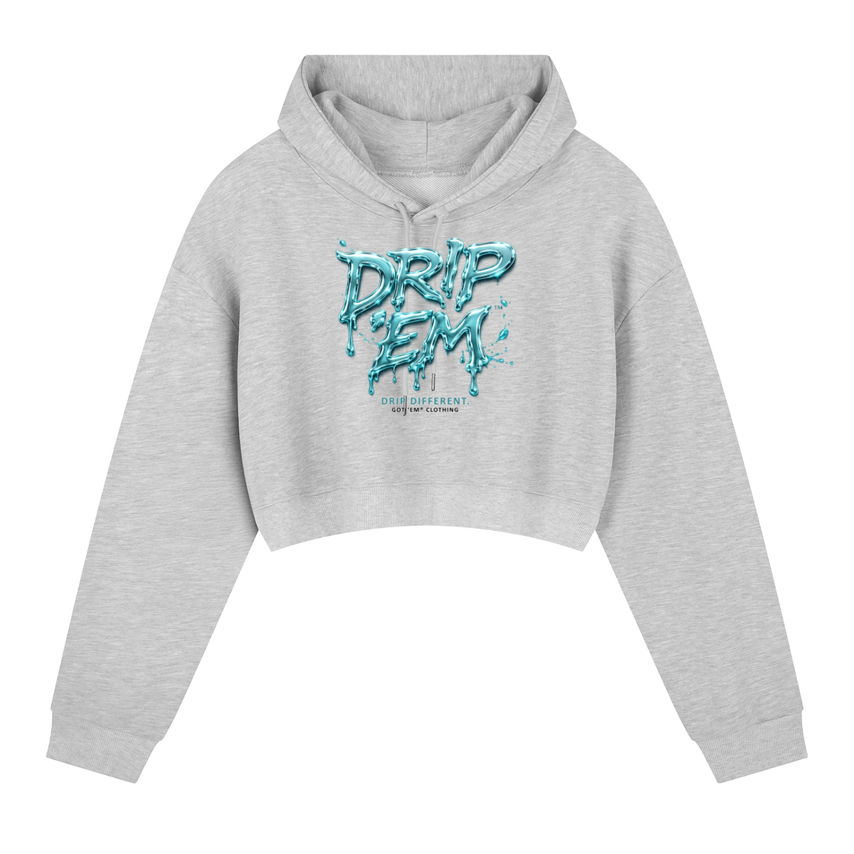DRIP ʻEM™ Basketball Cropped Hoodie | Women