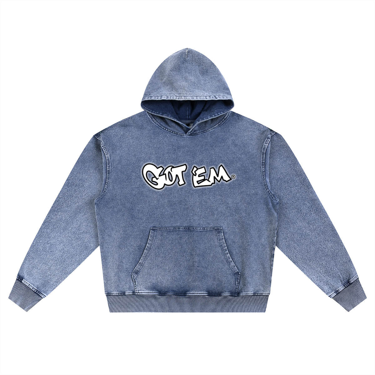 GOT ʻEM® Billboard Snow Wash Oversized Hoodie | Unisex