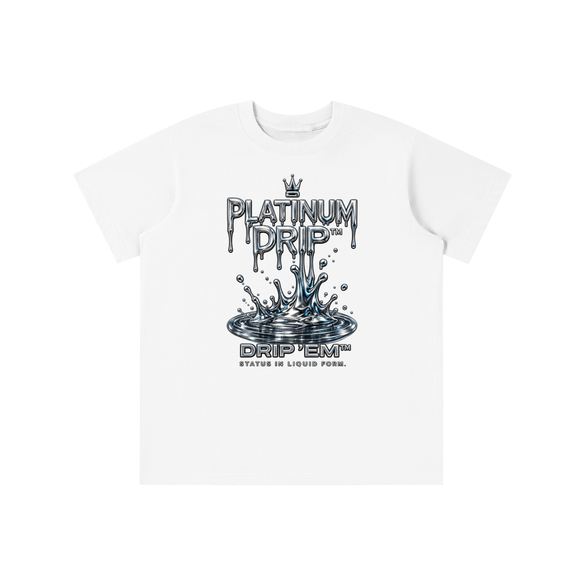 DRIP ʻEM™ Platinum T-Shirt | Kids