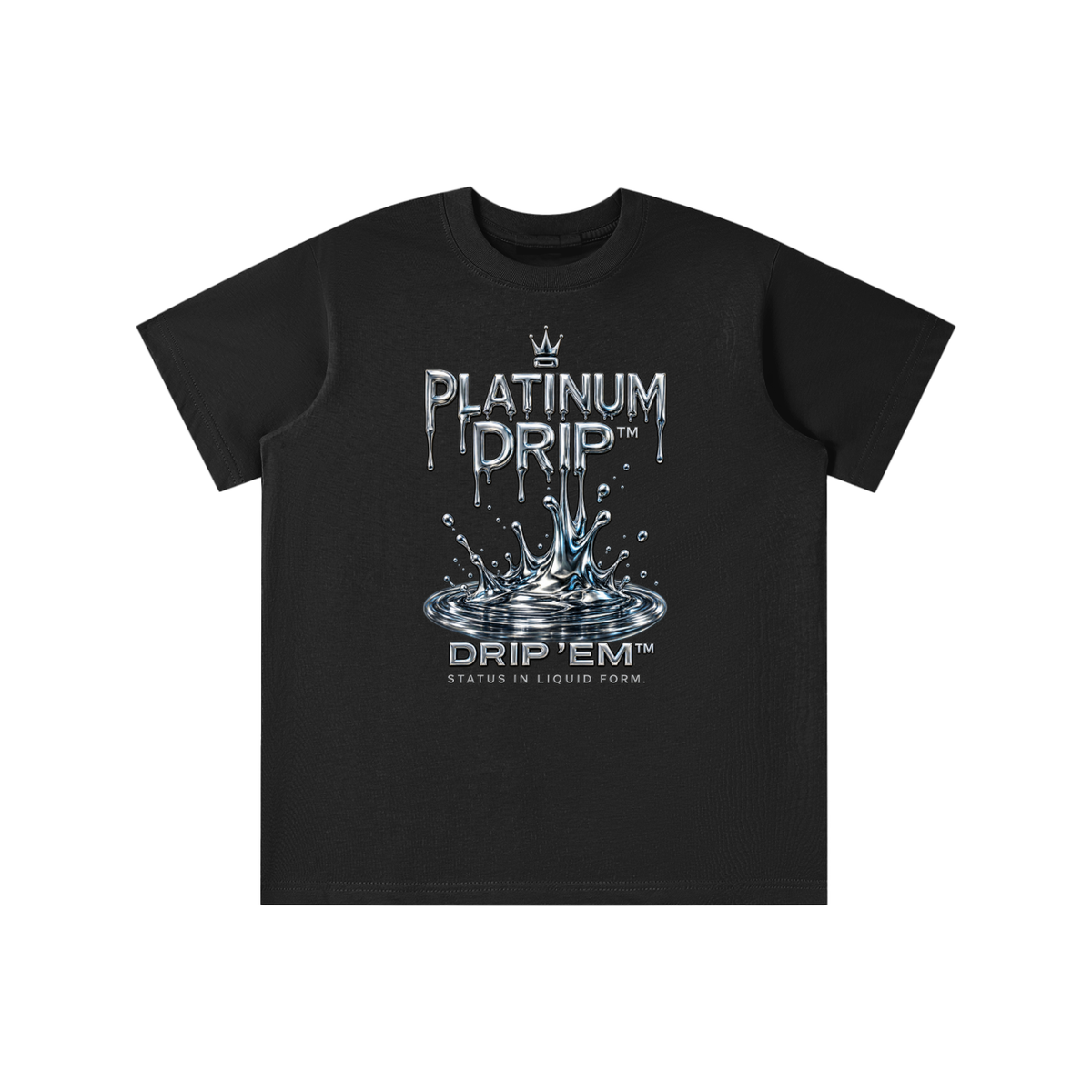 DRIP ʻEM™ Platinum T-Shirt | Kids