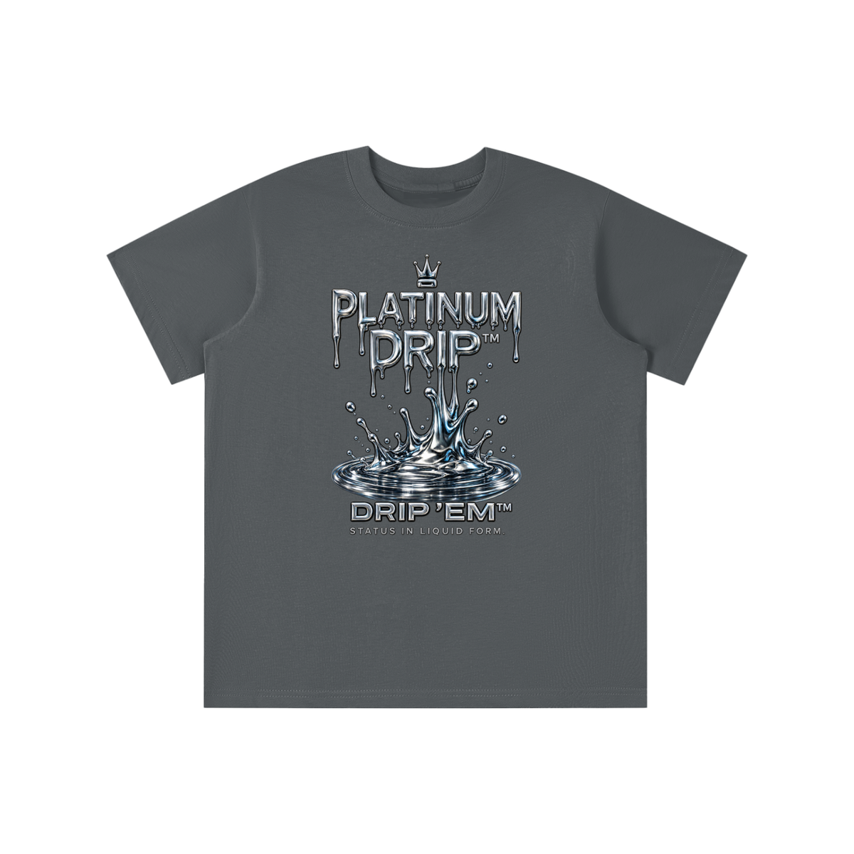 DRIP ʻEM™ Platinum T-Shirt | Kids